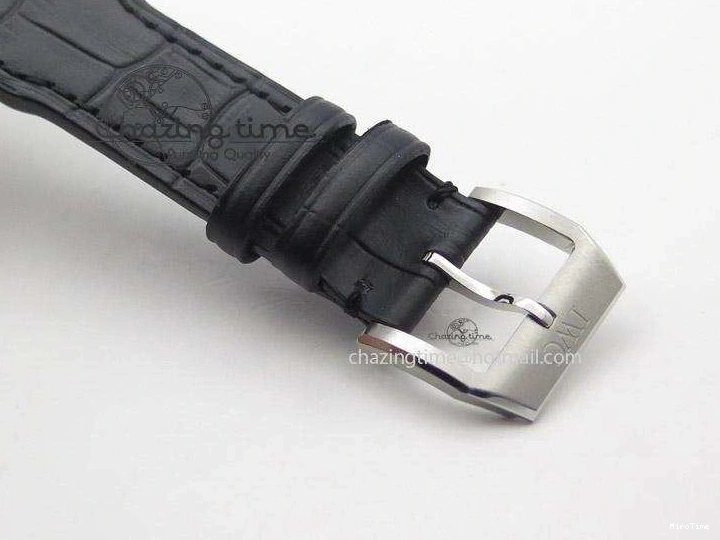 MIROTIME 0215 Soft Pilot Chrono 3777 43mm ZF 1:1 Best Edition Black Dial On Black Leather Strap A 7360